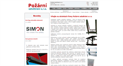 Desktop Screenshot of pozarniodvetrani.cz